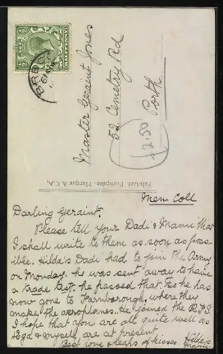 AK Weisse Katze mit Schleife, Blumen