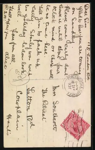 AK Weisse Katze mit dichtem Fell