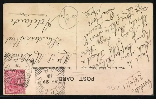 Foto-AK Zwei Damen beim Ritt auf einem Kamel