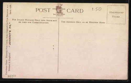 Künstler-AK Tom Browne: Johnny`s Pa Joins the Volunteers