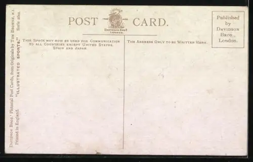 Künstler-AK Tom Browne: Illustrated Sports - Polo, Reitsport