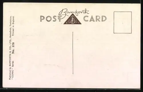 Künstler-AK Arnold Taylor: Frau schimpft mit ihrem saxophonspielenden Mann