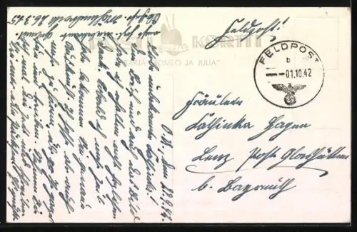 Künstler-AK sign. Arnold Tilgmann: vermenschlichte Katzen als Liebespaar, Katze wendet sich von ihrem Geliebten ab