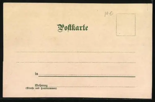 Künstler-AK Friedrich Perlberg: Solitude, Ausflügler vor dem Schloss