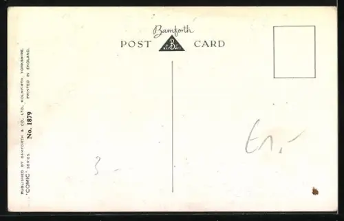 Künstler-AK Arnold Taylor: Dame schimpft mit ihrem verletzten Mann