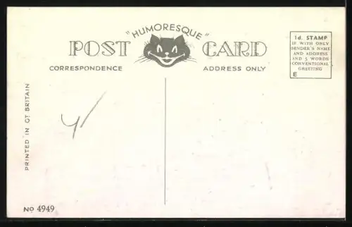 Künstler-AK Maurice: Urlauber essen Fish & Chips am Strand