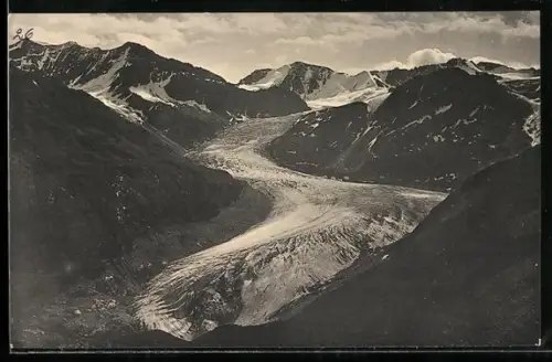 AK Gepatschferner, Panorama mit Gletscher