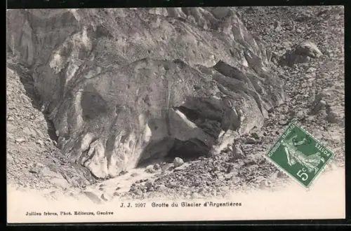 AK Glacier d`Argentières, Grotte