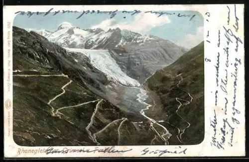 AK Rhonegletscher, Grimsel und Furka