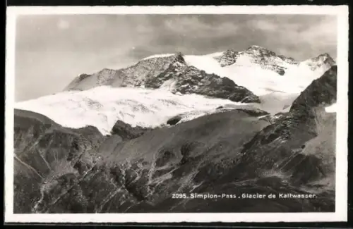 AK Simplon-Pass, Glacier de Kaltwasser