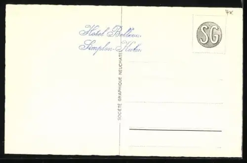 AK Simplon-Pass, Glacier de Kaltwasser