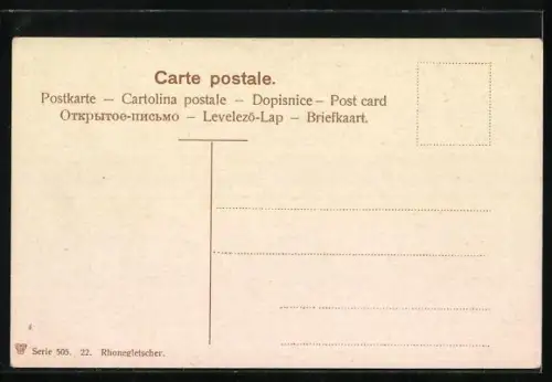 AK Rhonegletscher, Ortsansicht