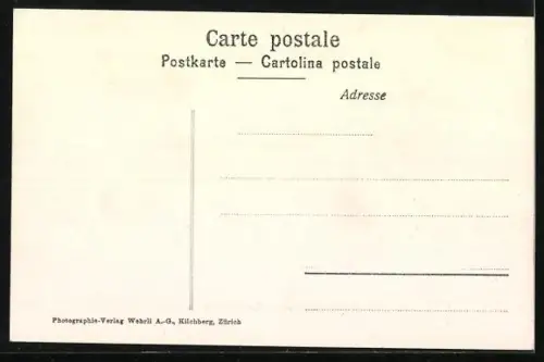 AK Der Morteratschgletscher von Chünetta gesehen