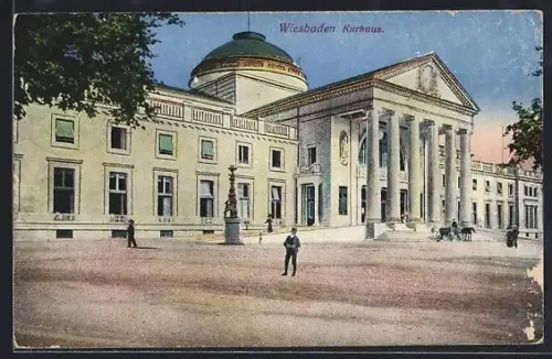 AK Wiesbaden, Kurhaus, Vorderansicht