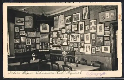 AK Bayreuth, Gastwirtschaft Eule - Richard Wagner-Ecke