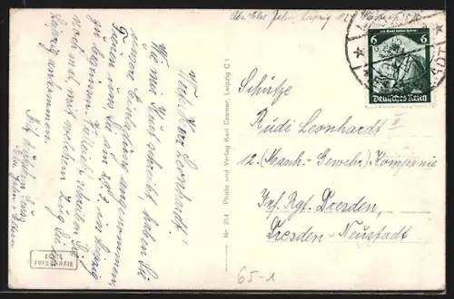 AK Leipzig, Blick auf den Hauptbahnhof, Strassenbahn