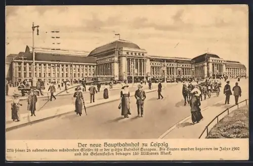 AK Leipzig, Der neue Hauptbahnhof