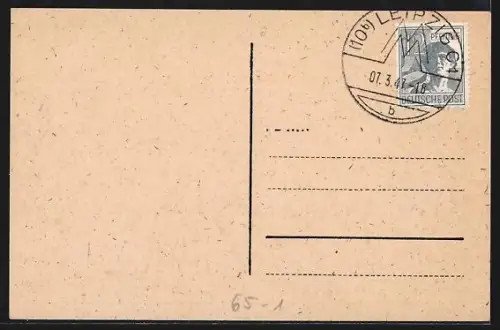 AK Leipzig, Hauptbahnhof mit Strassenbahnen