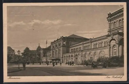 AK Hannover, am Bahnhof