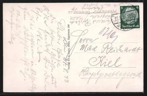 AK Köln a. Rh., Panorama mit Dom