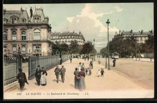 AK Le Havre, Boulevard de Strasbourg