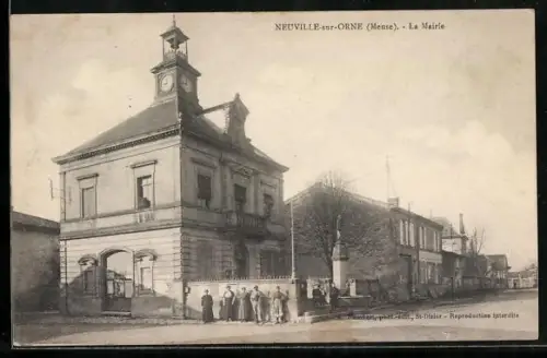 AK Neuville-sur-Orne /Meuse, La mairie