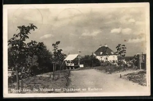 AK Hoog-Elten, De Vrijheid met Uitkijkpost en Kurhaus