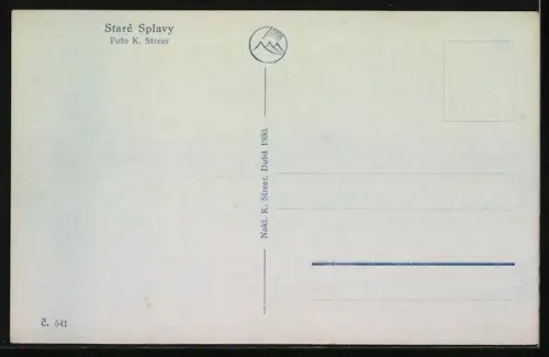 AK Thammühl am See, Ortsansicht mit See