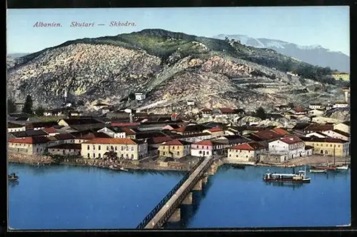 AK Skutari, Teilansicht der Stadt