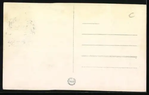 AK Cerneho Jezera na Sumave, Wanderer machen ein Feuer an einem See