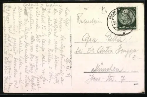 AK Hameln, Auszug des Rattenfängers aus der Stadt