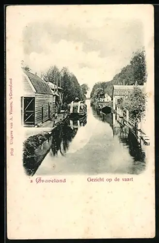 AK `s Graveland, Gezicht op de vaart