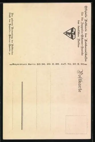 Künstler-AK Otto Amtsberg: Mutter winkt mit ihren Kinder einem vorbeifliegenden Zeppelin zu
