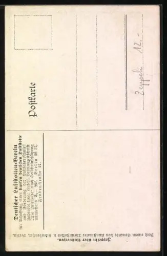 Künstler-AK Th. v. Eckenbrecher: Zeppelin über Antwerpen