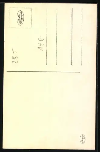 AK Sei immer brav!, Mädchen ermahnt Puppe