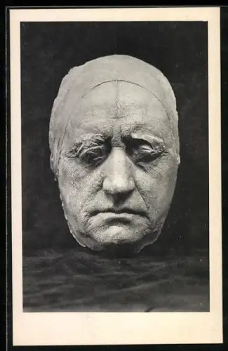 AK Weimar, Goethe-Nationalmuseum, Goethe, von Weisser abgeformte Gesichtsmaske 1807