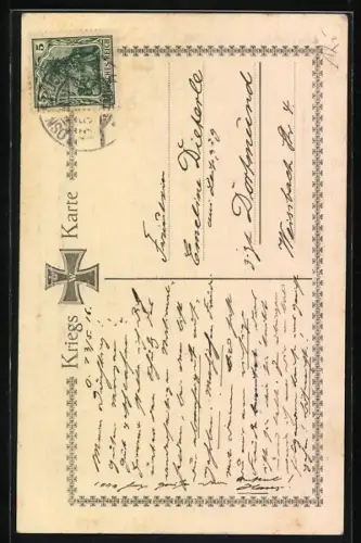 AK Generalfeldmarschall Paul von Hindenburg in Uniform