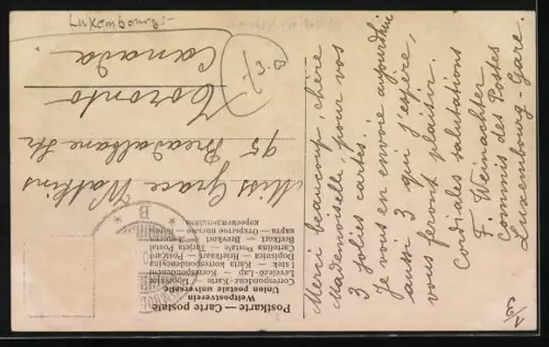 AK Princesse Hilda, Princesse Charlotte & Princesse Antonie von Luxemburg als junge Mädchen