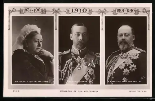 AK Monarchs of our Generation: King George V. & King Edward VII. von England