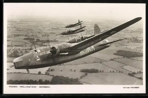 AK Vickers Wellingtons Bombers, Flugzeug
