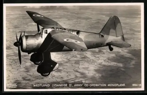 AK Westland Lysander II Army Co-operation Monoplane