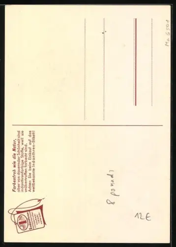 AK Junge Frau im Kleid mit Blumenstrauss und Schäferhund auf einer Wiese