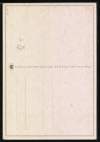 AK Dunkelhaariges Mädchen spielt mit ihrer Puppe