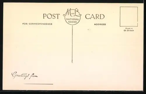 AK Weston-super-Mare, Old Pier from the Woods