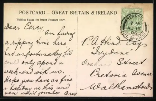 AK Arreton /I. o. W., Church, General View