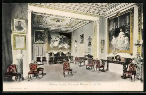 AK East Cowes, Osborne House, Dining Room