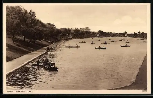 AK Ryde, Boating Lake, From the Pier