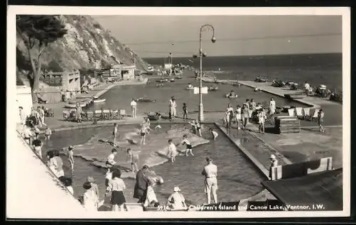 AK Ventnor /I. W., Childrens Island and Canoe Lake