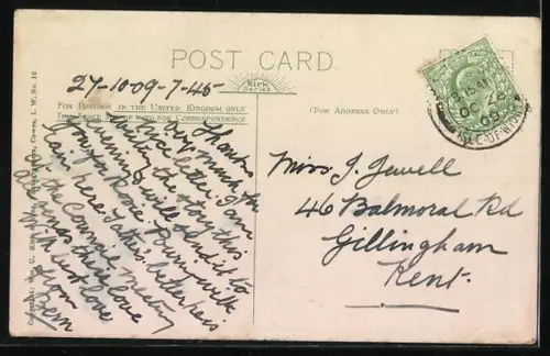 AK Cowes /I. W., The Parade from R.Y.S. Castle