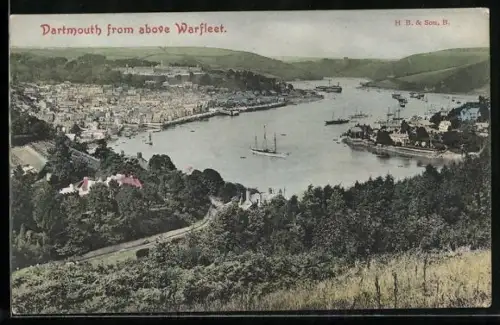 AK Dartmouth, Panorama from above Warfleet